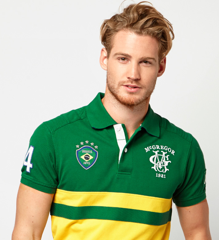Fan Fashion – McGregor präsentiert limitierte Kollektion 2014 für Fußball-Freunde mcgregor-brasilien-polo-2014 Fan Fashion – McGregor präsentiert limitierte Kollektion 2014 für Fußball-Freunde
