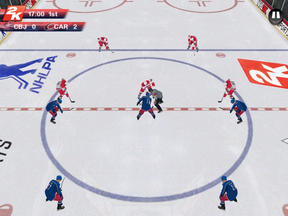 NHL-2K_Columbus-VS-Carolina NHL 2K bald über App Store und Google Play erhältlich
