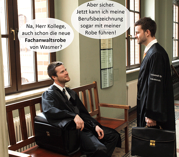 gewandmeisterei-wasmer Professionelles und traditionelles Outfit: Roben für Anwälte und Richter