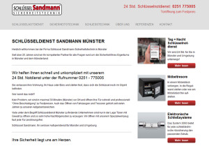 sandmann-website-300x209 Neues Design für bejahrtes Unternehmen