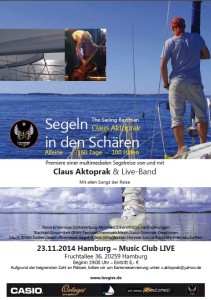 Plakat-211x300 Multimedia-Show mit Live-Band: Segeln in den Schären. Alleine. 160 Tage. 100 Häfen