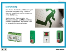 Rettungswegtechnik online: ASSA ABLOY erweitert E-Learning-Plattform Einführung_E-Learning_Modul-Terminals-und-Steuerungen Rettungswegtechnik online: ASSA ABLOY erweitert E-Learning-Plattform