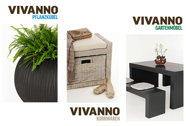 vivanno-marken VIVANNO.de ist online: drei Produktwelten für Haus und Garten wachsen zusammen