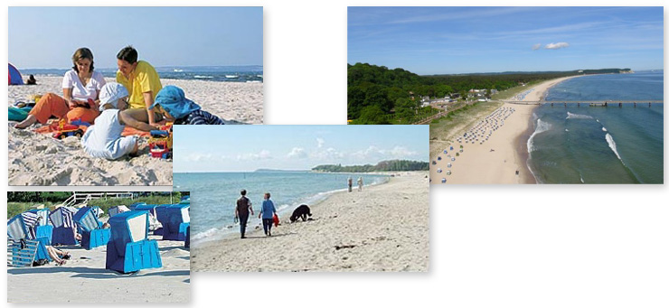 goehren_collage Urlaubsfreude in Ferienhaus in Göhren