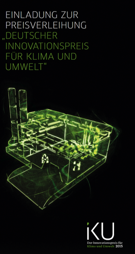 0cc3a426338f26e9560b569f7f779591b1a6edbe Preisverleihung des Deutschen Innovationspreises für Klima und Umwelt (IKU)