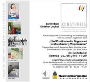 Anz_Kunstpreis-2016-300x273 Kunstpreis für Bildende Kunst in Mecklenburg-Vorpommern