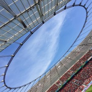 BayerArena-Leverkusen_Aufnahme-082016-IOS IOS-Technik begleitet den Fußballverein Bayer 04 Leverkusen in die nächste Runde