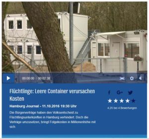 Container-Leerstand-Fluechtlinge-300x280 Flüchtlinge: Hamburg zahlt Miete für leere Container