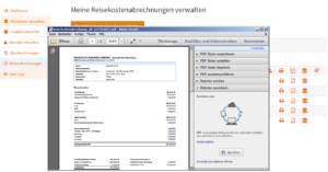 Erstellen-von-PDF-Belegen-300x157 Online-Portal Reisekostenabrechnung erfüllt neue Reisekostenregelung 2017