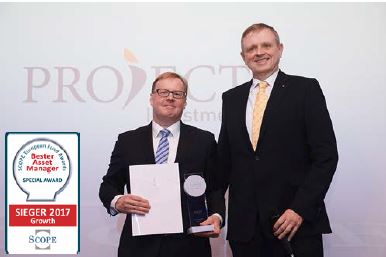 PROJECT Investment Gruppe mit Scope Award ausgezeichnet Unbenannt PROJECT Investment Gruppe mit Scope Award ausgezeichnet