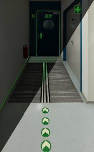 Verlauf-8-Kopie-186x300 Intensiv reinigendes Mattensystem mit Nachleuchtfunktionen - Neuheit von FUMA: Sicherheitsmatten-System Safe Clean TREND