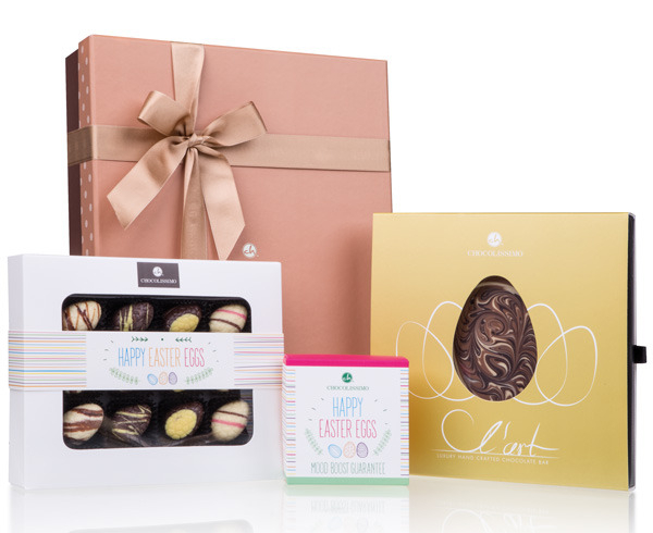 Easter-Set-Happy Ausgezeichnete Schokoladengeschenke zu Ostern