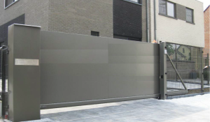 Ansicht-Schiebetor-Modell-Modern-mit-Stahlblechfüllung-300x175 Ansicht Schiebetor Modell Modern mit Stahlblechfüllung