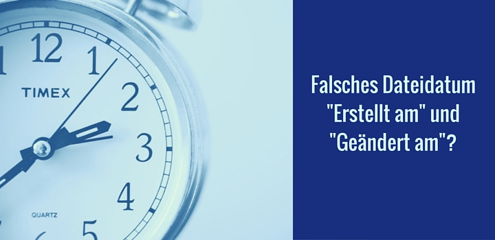 Mit File Date Corrector einfach und schnell Dateidatum ändern und korrigieren