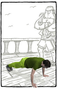 Übung_Dungeons-und-Workouts-196x300 Weltweit einzigartig: Im Buch Dungeons und Workouts trifft Rollenspiel auf Fitness!