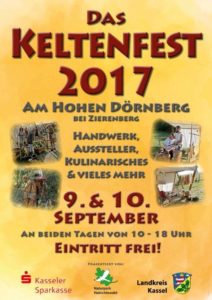 Keltenfest_Plakat1_A2_2017-212x300 2. Keltenfest am Hohen Dörnberg – ein Wochenende keltische Welt zum Erleben