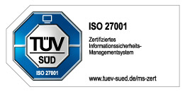 TUEV-Zertifizierung ISO 27001-2013 CSP