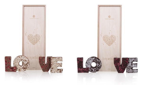 LOVE-Schokobuchstaben Süße Valentinstags-Geschenke aus Schokolade