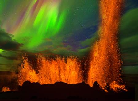 Ausbruch des Vulkanes Bárðarbunga-Holuhraun Copyright: Stefan Erdmann
