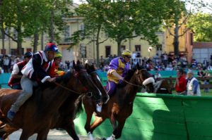 Palio-di-Ferrara-das-traditionelle-Pferderennen-©-Visit-Ferrara-300x199 Pferde, Reiter, Fahnenschwinger – Ferrara feiert den wohl ältesten Palio der Welt