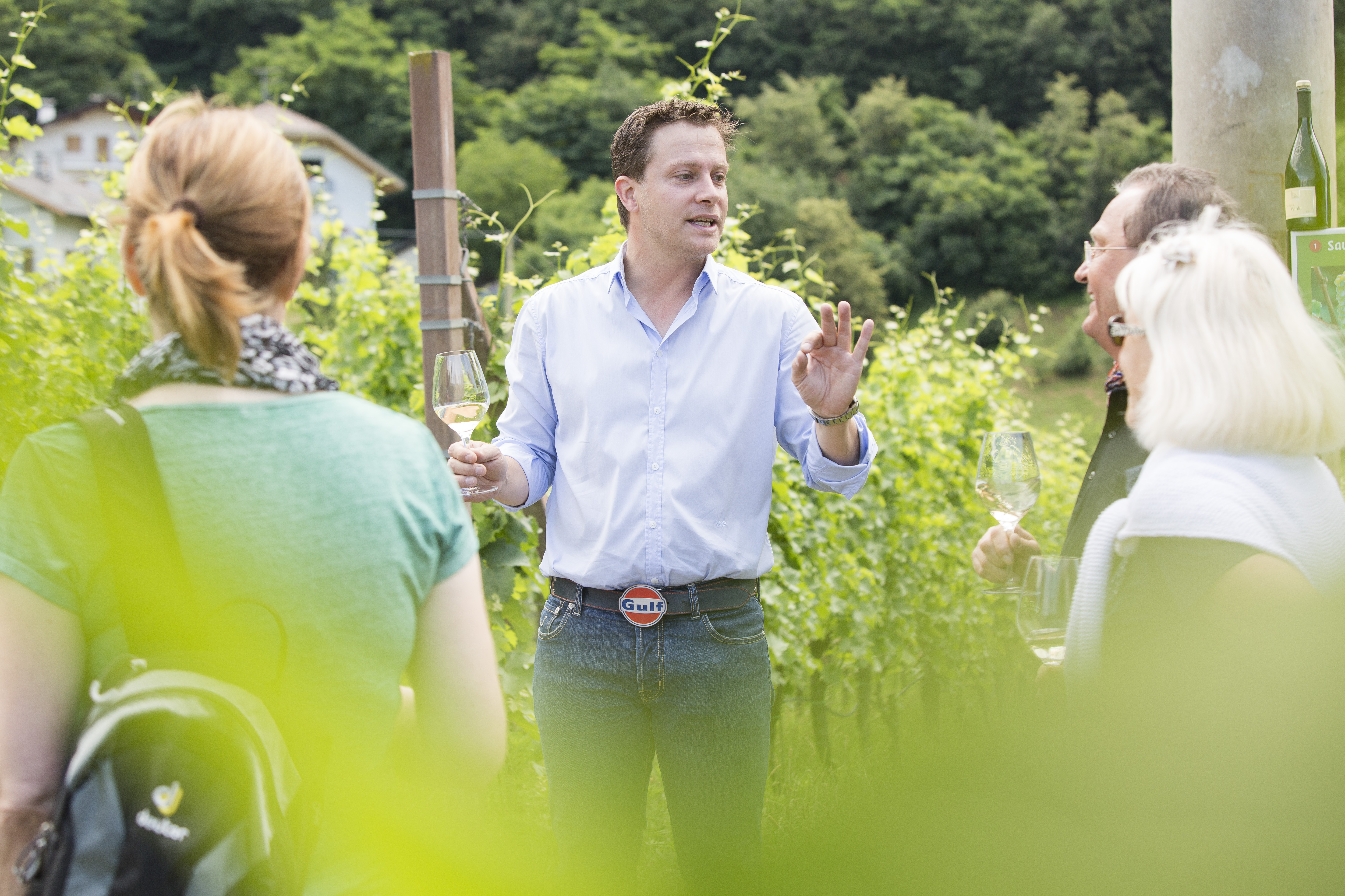 Weinverkostung mit Johannes Gufler ©Hotel Ansitz Plantitscherhof