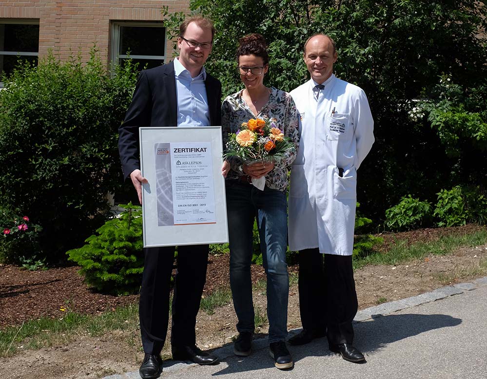 Asklepios Orthopädische Klinik Lindenlohe nach DIN EN ISO 9001:2015 zertifiziert QM_Zertifikat Asklepios Orthopädische Klinik Lindenlohe nach DIN EN ISO 9001:2015 zertifiziert