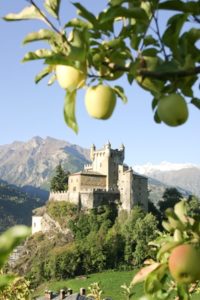 Äpfeln-und-Schloss-Saint-Pierre-foto-S.-Ferrandoz-200x300 Die Kuh kehrt zurück – Das Aostatal feiert den Almabtrieb