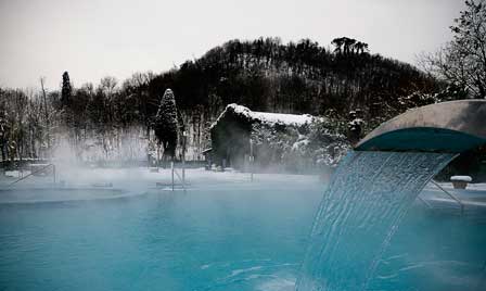 Die Euganeischen Hügel – uralte Heilquellen geben sich ein neues Gewand in den Terme Preistoriche Terme-Preistoriche-Schnee©elladigital.it_ Die Euganeischen Hügel – uralte Heilquellen geben sich ein neues Gewand in den Terme Preistoriche