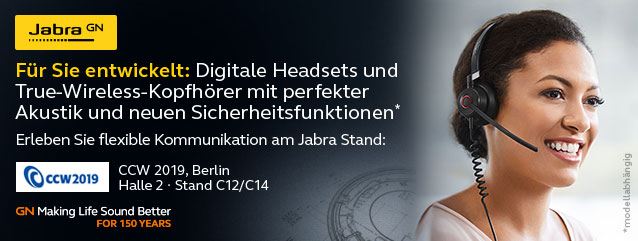 Jabra auf der Call Center World 2019 Jabra auf der Call Center World 2019