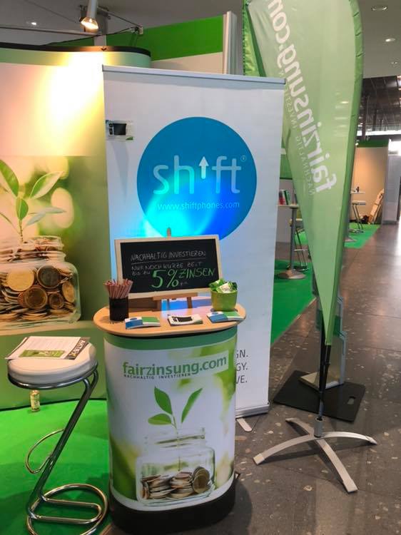 Grüne Geldanlagen und nachhaltige Smartphones fz-stand-mit-shiftphone-banner Grüne Geldanlagen und nachhaltige Smartphones