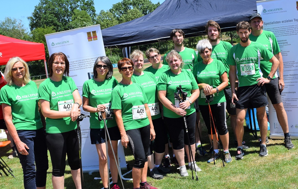 Charity_Lauf Asklepios Orthopädische Klinik Lindenlohe beim Schwandorfer Charity Stadtlauf