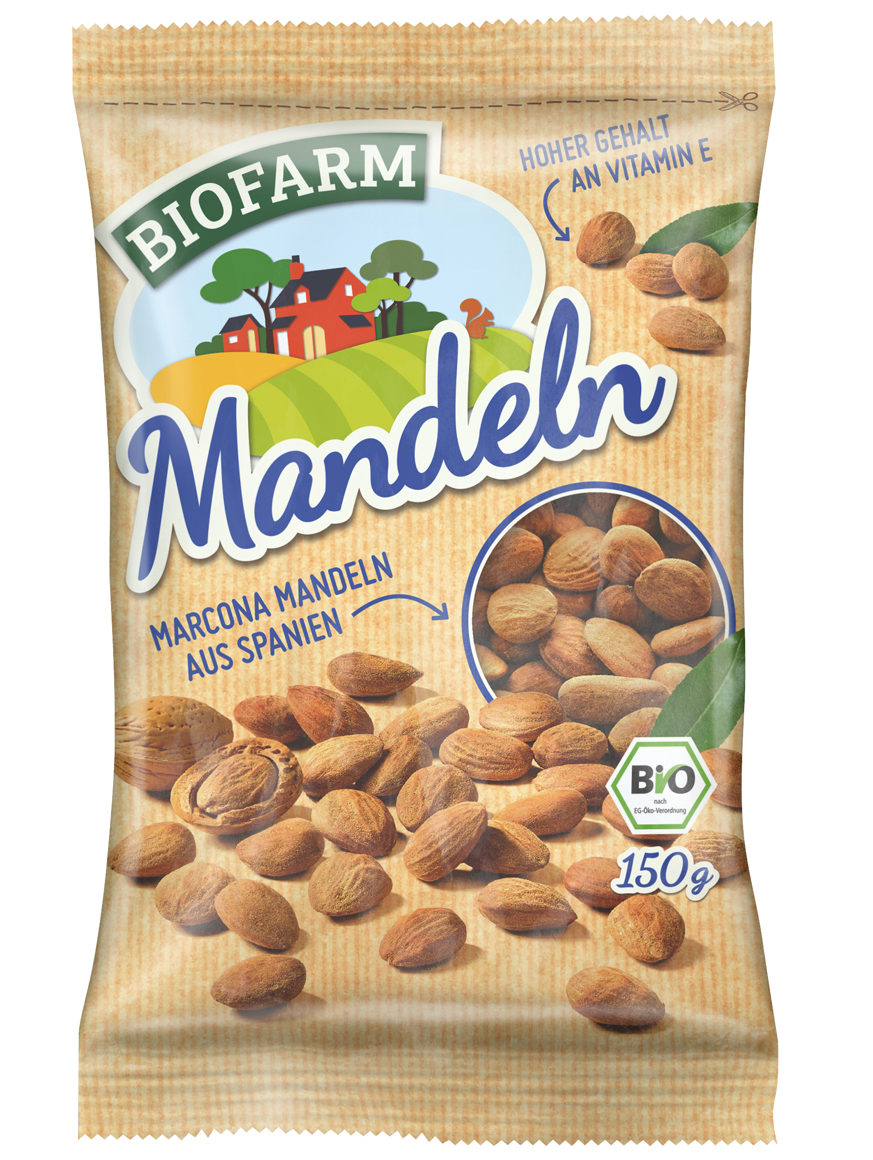 14758-BIOFARM-Mandeln-150g BIOFARM von Kluth