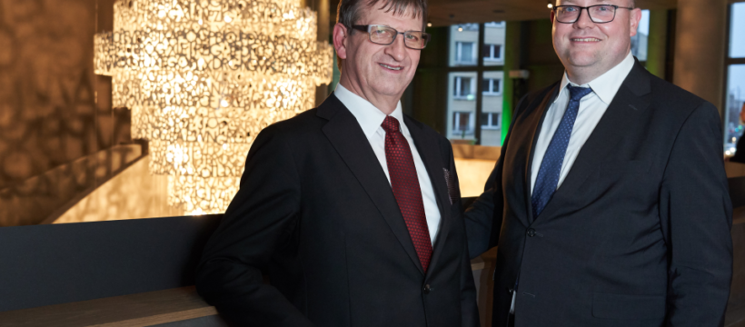 Die beiden Geschäftsführer der S&G Development GmbH: Dr. Ingo Seidemann (li.) und Sven Grundmann. Copyright: W&R IMMOCOM / Tom Dachs