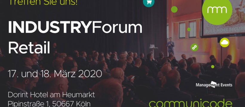 communicode beim IndustryForum Retail 2020