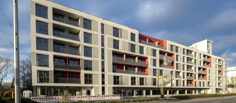 Das Mikro-Apartment-Projekt URBAN BASE DRESDEN in der Grunaer Straße 20. Copyright: Steffen Füssel.