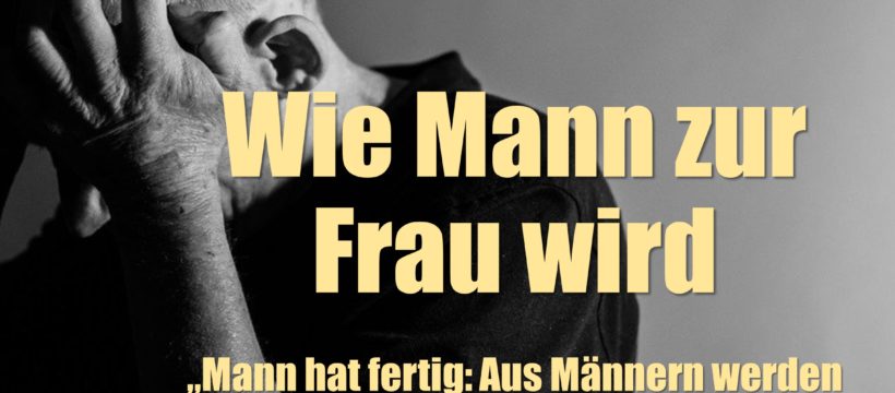 Frau feminisiert ihren mann