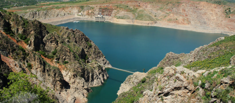 Hydropower plant in Uzbekistan