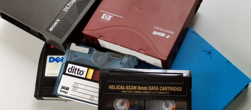 Daten auf alten Bändern – CBL Datenrettung hilft bei der Migration, Konvertierung oder gar Rekonstruktion von Daten in veralteten Formaten. Bild: CBL Datenrettung