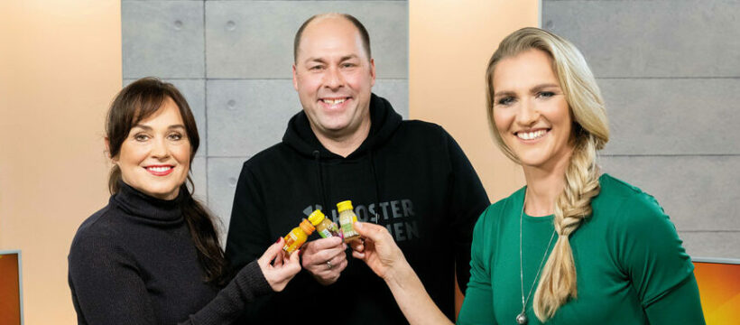 Mit dem Ingwer Shot von Kloster Kitchen geht es energie-geboostert in den UnternehmerTALK