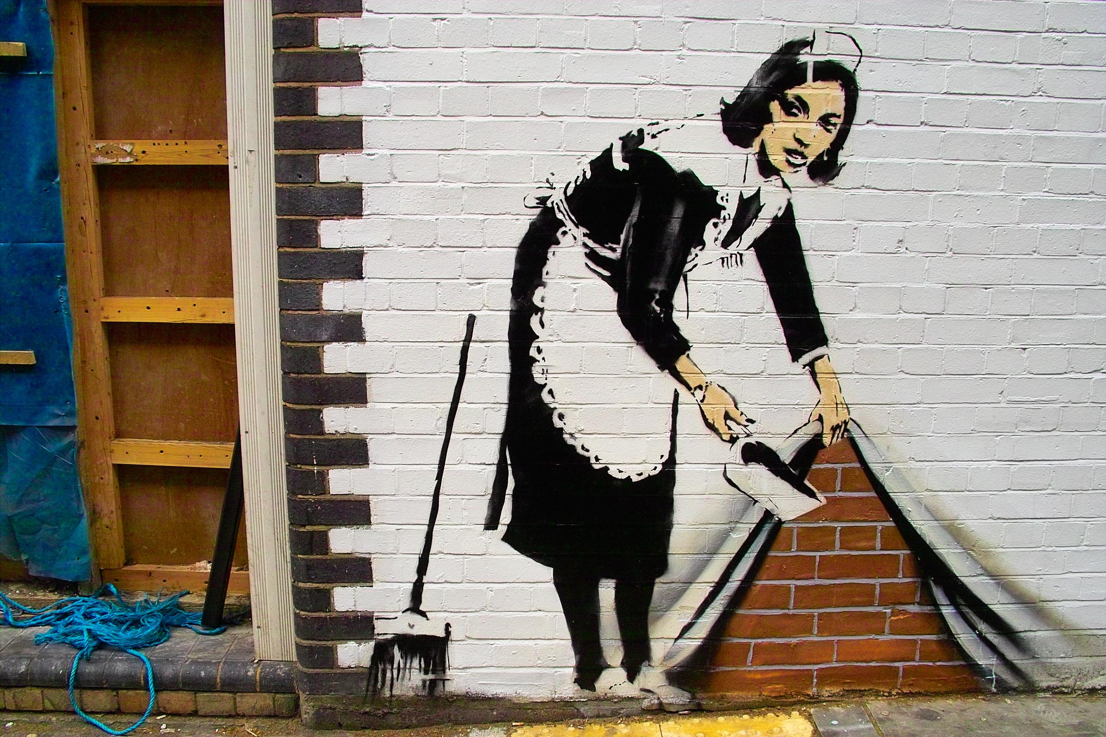 Banksy-Sweep-at-Hoxton Goethe und Banksy - Zitate und Sprüche zum Nachdenken