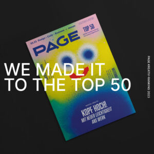 PAGE Kreativranking 2023: insglück unter den TOP 50 Page-Kreativranking-300x300 PAGE Kreativranking 2023: insglück unter den TOP 50