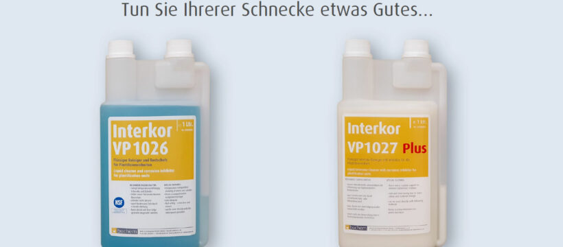 Interkor VP 1027 Plus von Buchem - Reinigung der Plastifiziereinheit im Kunststoffspritzguss