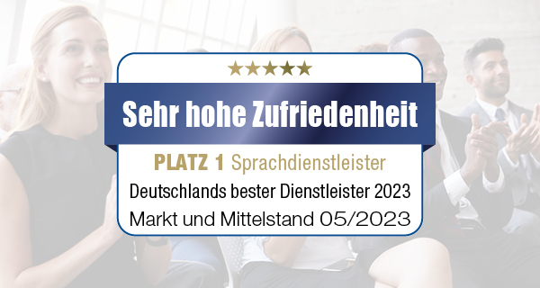 KERN AG, Sprachendienste - Bester Sprachdienstleister für den Mittelstand, mit sehr hoher Kundenzufriedenheit