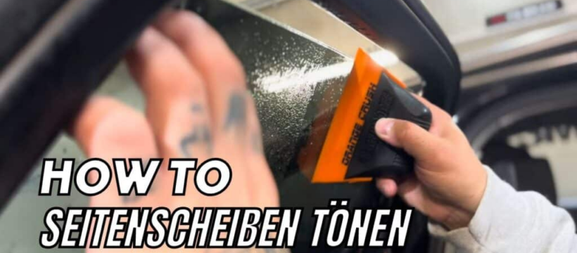 Auto-Tönungsfolie entfernen