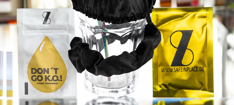 Safeinplace: Revolution in der Getränkesicherheitsbranche durch das „Glas Kondom“ und innovative K.O. Scan Teststäbchen