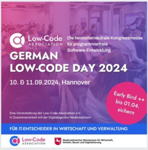 Day-296x300 Software-Unternehmen Thinkwise ist neues Mitglied der deutschen Low-Code Association – Anfang September 2024 findet der German Low-Code Day 2024 statt