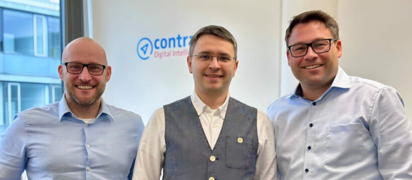 Rayk Barthels, Igor Sharpay und André Barthels haben 2023 das Beratungszentrum für Digitalisierung im Mittelstand ins Leben gerufen. Bild: contrango