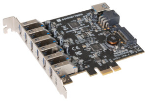 sonnet_allegro_7-port_usb32_gen1_type_a_pcie_card-300x207 Sieben Anschlüsse auf einen Streich - Sonnet stellt preisgünstige USB PCIe-Karte vor