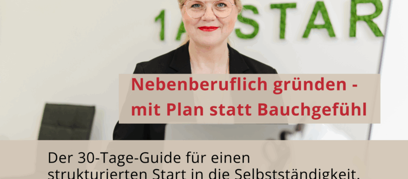 Nebenberuflich selbstständig machen | Tipps von 1a-STARTUP