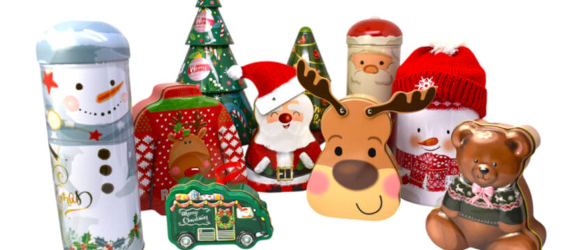 Weihnachtsdosen mit Deckel schützen Plätzchen vor Luft und Feuchtigkeit, bewahren ihr Aroma und sehen dabei festlich aus. Neue Plätzchendosen von ADV PAX Lutec